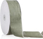 2" X 20 Yards Dusty Green Velvet Ribbon for Christmas Tree Wreath Decoration Handmade Crafts Ornaments Gift Wrapping & Bow Making