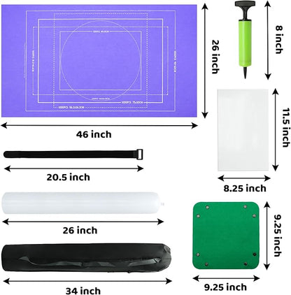 Puzzle Mat Roll Up| Jigsaw Puzzle Mat Roll Up| Roll-Up Save Pad Trays for Sorting Table Board Glue Sheets and Frame Keeper Storage Accessories for Kids and Adults (Purple, 1500pcs)