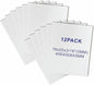 12 Pack Foam Core Board, ZJCEASER 16 x 20 White Poster Board, 3/16" Thickness Sign Board Craft Foam Sheet for Signboards, School Projects, University Displays, College Events, Arts & Crafts, Framing