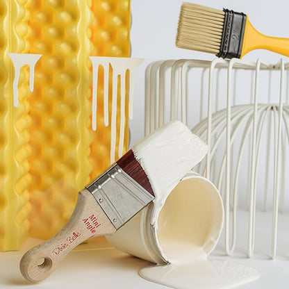Dixie Belle Paint Company Chalk Finish Furniture Paint - Buttercream (4oz) - Matte Creamy White Chic Chalk Mineral DIY Furniture Paint