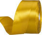 1 1/2 Inch Gold Solid Satin Ribbon, 50 Yards Craft Fabric Ribbon for Gift Wrapping Floral Bouquets Wedding Party Decoration