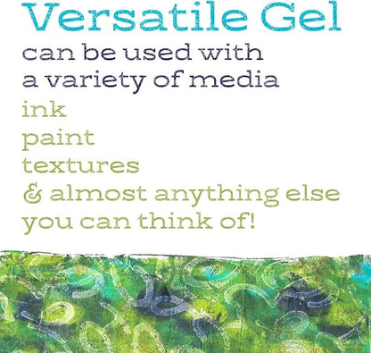 Gel Press Monoprinting Print Plates – 8” X 10” + 5” X 7” Gel Plate Value Pack - Gelli Plates - Reusable Gel Printing Plates for Press Art for Card Making, Scrapbooking, Arts and Crafts
