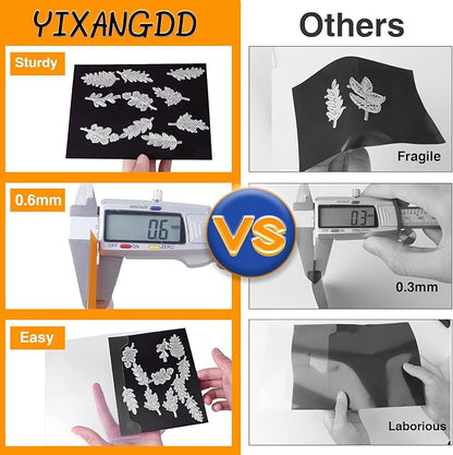 20 PCS Stamp and Die Storage Bag and Rubber Magnetic Sheets,die Storage Set for Storage Die Cutting, DIY Scrapbooking