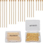100pcs 18K Gold Filled Ball Pins Non Tarnish Craft Earring Bracelet Jewelry Making Accessories Supplies (70mm (2.75in), Gold-Ball Pin)