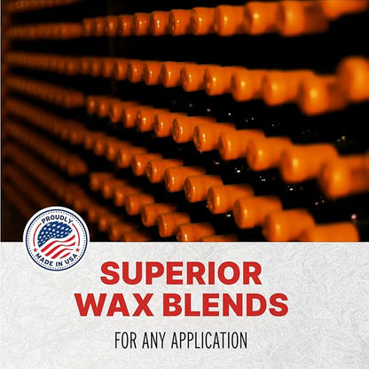 Blended Waxes, Inc. Bottle Sealing Wax Beads, Premium Pastille Wax Seal Beads For Wine, Beer, and Liquor Bottle Closure, Seals Between 25-30 Bottles, 1 lb, Tangerine Pearl