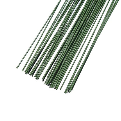 Decora 20 Gauge Dark Green Floral Wire 16 inch,50/Package