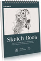 Sketch Book 9×12 inch, Spiral Bound Sketch Pad 50 Sheets (68lb/100gsm), Acid-Free Sketchbook for Drawing Painting Sketching, Art Paper Drawing Supplies for Teens Adults Artists Gifts