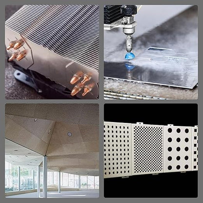 2 Pack 6061 T651 Aluminum Sheet Metal 6" x 12" x 1/8" (0.125") Rectangle Metal Plate Covered with Protective Film, 3mm Flat Aluminum Plate for Crafting and Industry