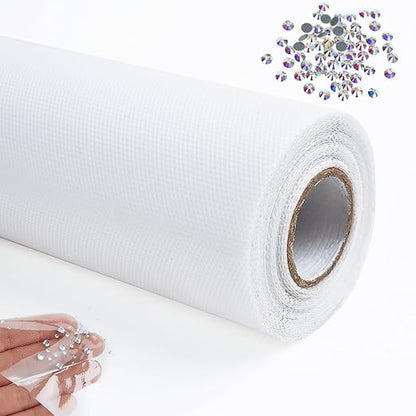 Blinginbox Hotfix Tape,Hot Fix Rhinestones Transfer Film Paper Iron on Rhinestones Transfer Paper.(10ft*12.6in)