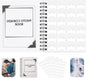 15 Sheets 360 PCS White Acid-Free Photo Corners Notebook, Self-Adhesive Photo Corners for DIY Photo Album Journal, Photo Corner Stickers for Trip Journal Memory Book