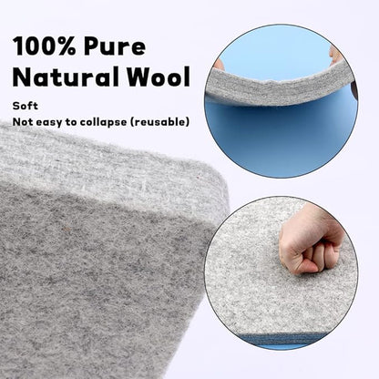 Mayboos Felting Kit with 8"x10" Mat, Needles for Wool & Leather Guards