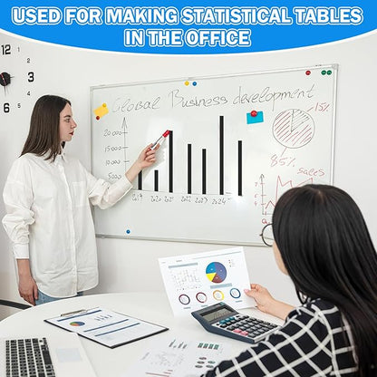 Magnetic Tape Roll Thin Strips, 0.39 Inch x 66 Feet Magnetic Board Dividers Whiteboard Graphic Decorative Tape Marking Line for Classroom Office Art Accessories(Black)