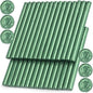 Pine Green Wax Seal Sticks, 30pcs Sealing Wax Sticks, HOSEALING Glue Gun Wax Seal Sticks for Wax Seal Stamp, Premium Sealing Wax for Wedding Invitations, Letter, Envelope (Mini Size)