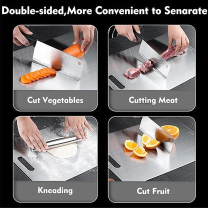Titanium Cutting Board - 1 pack Titanium Cutting Boards for Kitchen,Double Sided Titanium Cutting Mat（7.67 * 11.81in）