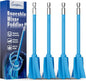 Suzzam Silicone Resin Mixer Paddles, 4 pcs Epoxy Mixer for Drill - Paint Stirrer for Drill, Easy to Clean & Reusable, 1/4" Drill Epoxy Mixer Attachment