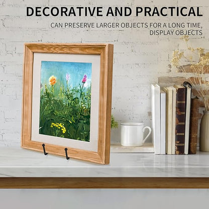 Decolore 5 Pack 10.3 Inch Black Plate Stands Picture Easels for Display Large Book Stands for Picture, Decorative Plate, Book, Frame, Tabletop Poster
