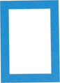 8x10 Mat Bevel Cut for 5x8 Photos - Acid Free Bay Blue Precut Matboard With Backing Board and Crystal Clear, Self Seal Photo Mat Bag - For Pictures, Photos, Framing - 4-ply Thickness