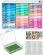 YBUTVY Diamond Art Trays with Lids, 30PCS Diamond Painting Trays with Lids ＆ Diamond Painting Storage, Diamond Painting Accessories for Diamond Art Beads (1 Pack)