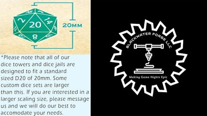 Dragon 3D Printed Dice Tower - Mythic Roll Collection - Unchained Games - Ascend to New Heights with your Rolls! (13.) White)
