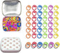 Metal Stitch Markers,Colorful Crochet Stitch Markers,Knitting Stitch Markers with Storage Case,Crochet Gift for Knitting Weaving Lovers (Spiral)