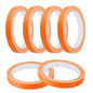 MECCANIXITY Masking Tape 0.5 Inch x 21 Yard Painter's Tape Orange Paint Tapes for DIY Crafts Arts Drawing Decoration Labeling Car Painting Artist Teachers, Pack of 6
