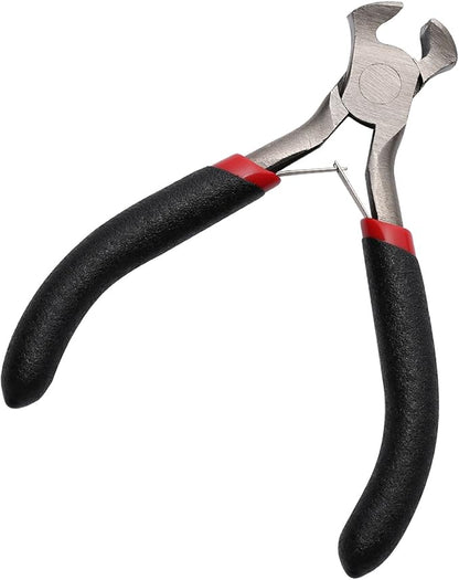 Maosifang 205-Piece Zipper Repair Kit with Zipper Install Pliers, Pull Tabs for Clothing, Bags, Jackets, Luggage, Backpacks, Purses - Black and Silver