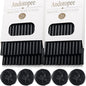52pcs Black Sealing Wax Sticks, Andotopee Glue Gun Wax Seal Sticks for Wax Seal Stamp, Premium Sealing Wax for Envelope Letter Seal Wedding Invation Craft Adhesive, Great Gift Ideas (Mini Size)