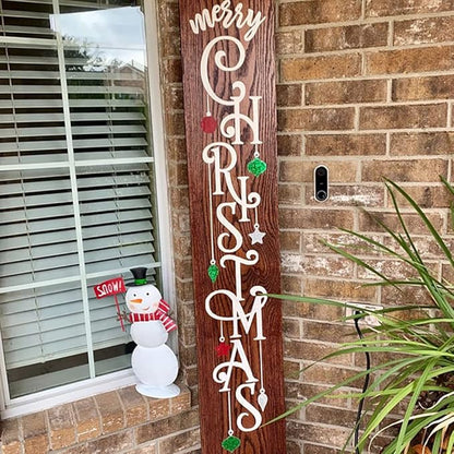 Christmas Stencils for Painting on Wood Porch Christmas Stencil Large Believe Xmas Holiday Stencils for Door Mats Window Glass Fabrics Crafts