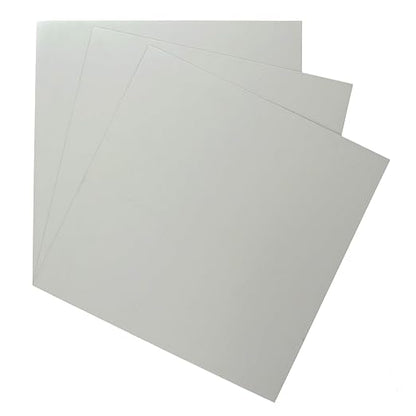 EAGLE 1: 12" x 12" 26 Gauge Sheet Metal Squares (3 Pack Per Order, Multiple Colors) Great for Arts, Crafts, DIY Home or Work Projects (12" X 12", Ash Grey)