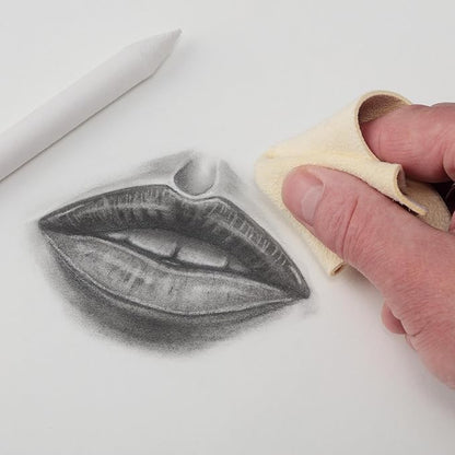 SoHo Urban Artist Blending Stumps & Chamois Tube – 8-Piece Set for Sketching, Shading & Blending