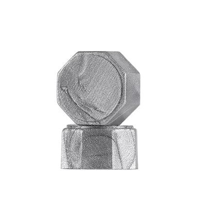 Yoption 360 Pcs Silver Octagon Sealing Wax Beads for Wax Seal Stamp with 4 Candles and 1pcs Melting Spoon