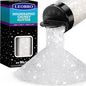 LEOBRO White Glitter, 160g/5.64oz Clear White Chunky Glitter for Crafts, Resin, Body Nail, DIY Decorations