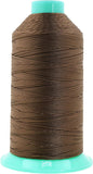 Mandala Crafts Bonded Nylon Thread Coyote Brown Heavy Duty Sewing Threads - 800 YDs Size 277 840D T270 Tex 270 Thread for Leather Jeans Weaving Outdoor Marine Upholstery Threads