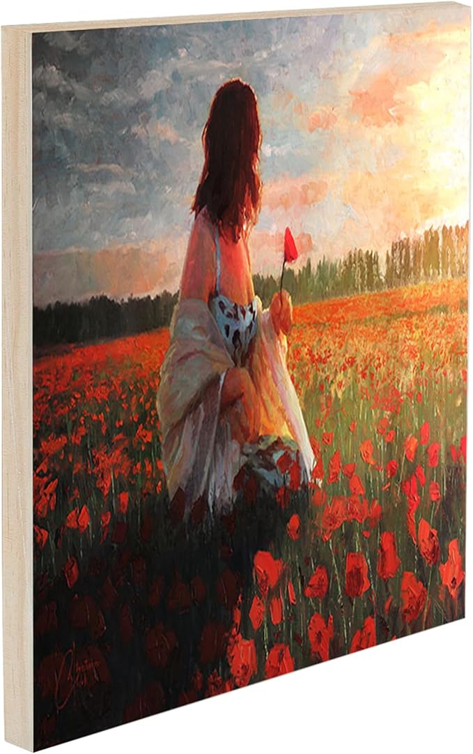 Da Vinci Pro Ultra Smooth Wood Canvas Gesso Board - 3/4" Deep, 8x10 Single White Acrylic Polymer Gesso Panels for Painting Fine Portraits and Ultra Fine Detail Illustrations and Artwork