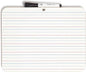 U Brands Dry Erase Lap Board, Double Sided, 9" x 12" Inches, Dry Erase Marker Included, Small White Board, 1 Count