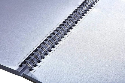 KINGART Mixed Media Sketchbooks, 11 x 14 Inches, 60-Sheet, 98lb/160gsm Acid-Free Paper, Micro-Perforated, Spiral-Bound, Wet and Dry Media