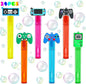Video Game Party Favors,24Pcs Video Game Bubble Wands for Kids,Cute Bubble Wand for Birthday Party Supplies Classroom Prizes Pinata Goodie Bag Stuffers Gifts