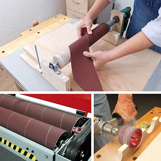 80 Grit Sandpaper Roll, 3 Inch x 49 Feet Emery Cloth Roll Aluminum Oxide Abrasive Paper Roll Continuous Sandpaper for Metalworking, Woodworker, Furniture Repair, Sanding Automotive Plumbing
