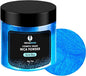 Azure Blue Mica Powder for Epoxy Resin 56g / 2oz. Jar - TECHAROOZ 2 Tone Resin Dye Color Pigment Powder for Lip Gloss, Nails, Colorant for Slime Bath Bombs Soap Making Colorant