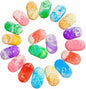 19PCS Bulk Cute Marble Oval Erasers for Kids Bulk,Back to School Party Gifts (Marble Oval, Big)