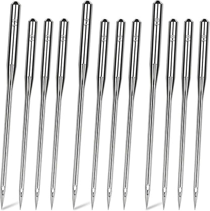 50PCS Universal Sewing Machine Needles - Sizes 80/12 90/14 100/16 Sewing Machine Needle for Fabric Canvas Leather Embroidery Jeans