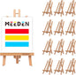 MEEDEN 16 Inch Tabletop Easel: 12 Pack Beech Wood Easel for Painting - Display Table Top Easel Canvas Stand for Painting Sign