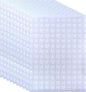PATIKIL 11.7x8.3" Holographic Sticker Paper, 10Sheets A4 Polypropylene Self-adhesive Transparent Waterproof Laminate Overlay Film for Photo Cards Scrapbook Decorations, Heart