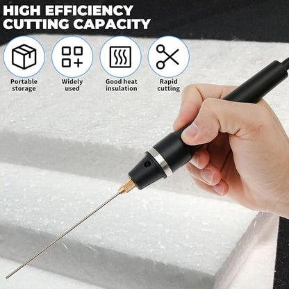 3-in-1Hot Wire Foam Cutter, Foam Cutter Tool Kit, Knife, with 4 Cutting Machine Pen and Carrying Case for Styrofoam Foam Cutting Arts Handcraft DIY
