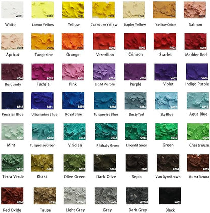 Mont Marte Extra Soft Oil Pastels 52pc, Assorted Bright Colors, Vibrant and Buttery, Versatile Art Pastels for Blending, Layering & Shading, Ideal for Art, Craft, Coloring and Sketching