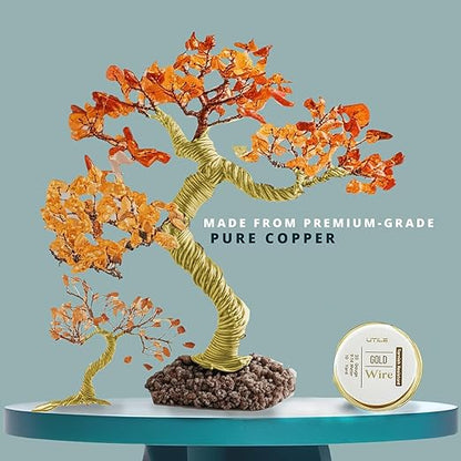 UTILE 18 20 22 24 Gauge 90 ft 99.9% Pure Soft Copper Wire for Electroculture Gardening, Jewelry Making, Crafting Wire Bendable, Plant Wire (Gold 22)