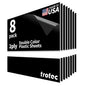 Trotec TroLase | 12"x12"x1/16", 8 Pcs | Black/White | 2 Ply | Modified Acrylic | Laser Engraving Double Color Plastic Sheet | Engraving Blanks for Laser, Saw, Guillotine | Made in USA