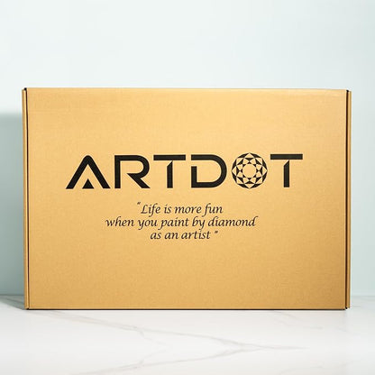 ARTDOT A2 LED Light Pad for Diamond Painting USB Powered Light Board Kit, Adjustable Brightness with 12 Angles Stand and Clips