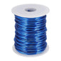 uxcell 12 Gauge / 2mm Anodized Aluminum Wire for Jewelry Craft Making, 102 Feet Bendable Flexible Wire for DIY Home Decor Gardening Sculpture, Dark Blue