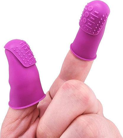 Sewing Kit for Teens & Petite Fingers | THIK-Grip Thimbles - Small (2) Medium (1) | Needles (55) | Ruler (1) | Fabric Clips (4) - Pins (100) (Not Heat Resistant) & More Supplies